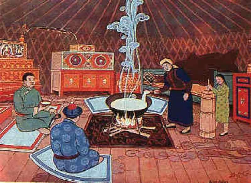 Монгол гэрийн магтаал